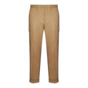 Beige Wolbroek Kort Taps Etro , Beige , Heren