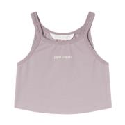 Klassieke Logo Tank Top Palm Angels , Purple , Dames