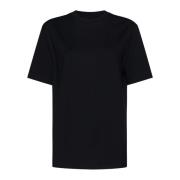 Zwarte T-shirts en Polos Jil Sander , Black , Dames