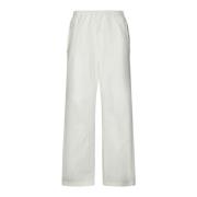 Elastische Taille Wijde Pijp Broek Jil Sander , White , Heren