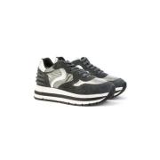 Maran Power Sneakers met Metallic Accents Voile Blanche , Black , Dame...