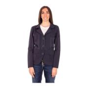 Dames Jersey Cardigan Alpha Studio , Blue , Dames