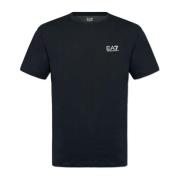 T-shirt met logo Emporio Armani EA7 , Blue , Heren