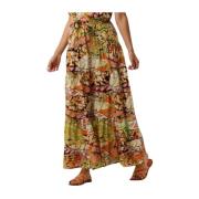 Kleurrijke Maxi Rok Jennifer Amaya Amsterdam , Multicolor , Dames