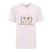 Witte Tennis Club T-shirts en Polo's Chiara Ferragni Collection , Whit...