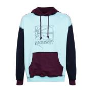 Grafische hoodie met kangoeroezak Rassvet , Multicolor , Heren