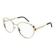 Gold Eyewear Frames SL M95 Saint Laurent , Yellow , Dames