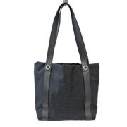 Pre-owned Leather totes Bvlgari Vintage , Black , Dames