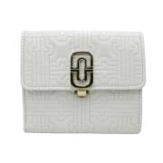 Pre-owned Leather wallets Bvlgari Vintage , White , Dames