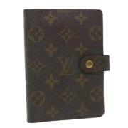 Pre-owned Canvas home-office Louis Vuitton Vintage , Brown , Dames