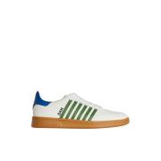 Lage Top Sneaker met Contrastband Dsquared2 , White , Heren