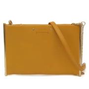 Pre-owned Leather shoulder-bags Chloé Pre-owned , Yellow , Dames