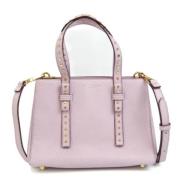 Pre-owned Leather handbags Marc Jacobs Pre-owned , Purple , Dames