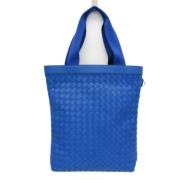 Pre-owned Leather totes Bottega Veneta Vintage , Blue , Dames