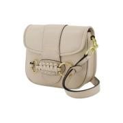 Pre-owned Leather shoulder-bags Chloé Pre-owned , Beige , Dames