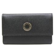 Pre-owned Canvas key-holders Bvlgari Vintage , Black , Dames