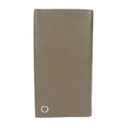 Pre-owned Leather wallets Bvlgari Vintage , Gray , Dames