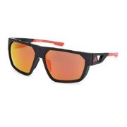 Matte Black Sunglasses Sp0099 Adidas , Black , Unisex