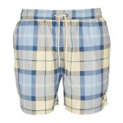 Tartan Swin Short Sandsend Barbour , Beige , Heren