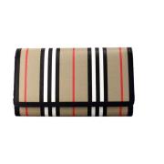 Icon Stripe Zwart Crossbody Portemonnee Tas Burberry , Brown , Dames