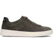 Groene Suède Lage Sneakers Mondo Sue Filling Pieces , Gray , Heren