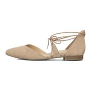 Beige Suède Instappers Stijlvol Model Paul Green , Beige , Dames