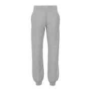 Grijze Gebreide Broek Mélange Effect Versace , Gray , Dames