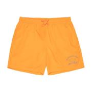 Reflecterende zwemkleding in fluorescerend oranje Paul & Shark , Blue ...