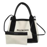 Pre-owned Canvas handbags Balenciaga Vintage , Beige , Dames