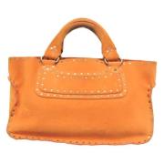Pre-owned Suede handbags Celine Vintage , Orange , Dames