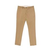 Slim Fit Chino Broek met Elastische Taille Nine In The Morning , Brown...