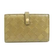 Pre-owned Leather wallets Bottega Veneta Vintage , Green , Dames