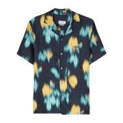 Zijden Bloes Bloemen - Abstracte Print Lanvin , Multicolor , Heren