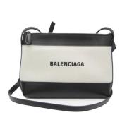 Pre-owned Canvas shoulder-bags Balenciaga Vintage , Beige , Dames