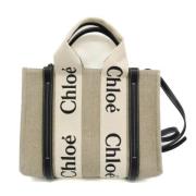 Pre-owned Canvas handbags Chloé Pre-owned , Beige , Dames