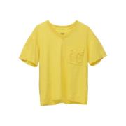 Pre-owned Cotton tops Hermès Vintage , Yellow , Dames