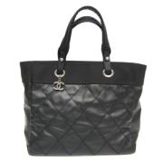 Pre-owned Canvas chanel-bags Chanel Vintage , Black , Dames