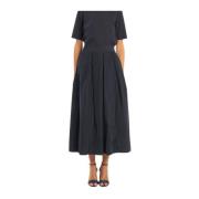 Elegante Maxi Rok met Zakken Vicario Cinque , Blue , Dames