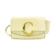 Pre-owned Leather shoulder-bags Chloé Pre-owned , Beige , Dames