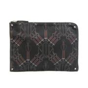 Pre-owned Nylon clutches Valentino Vintage , Black , Dames
