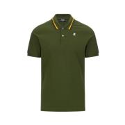 Stijlvolle Polo Shirt voor Mannen K-Way , Green , Heren