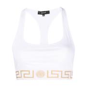 Wit Katoenen Jersey Ondergoed Versace , White , Dames