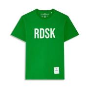 Bedrukt Logo T-shirt - Groen Redskins , Green , Heren