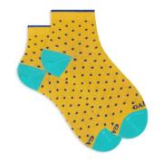 Polka Dot Korte Katoenen Sokken Gallo , Multicolor , Dames