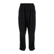 Stijlvolle Zwarte Polyester Broek Mihara Yasuhiro , Black , Heren