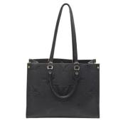 Pre-owned Leather totes Louis Vuitton Vintage , Black , Dames