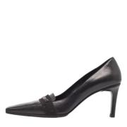 Pre-owned Leather heels Gucci Vintage , Black , Dames