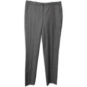 Pre-owned Wool bottoms Michael Kors Pre-owned , Gray , Dames