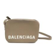 Pre-owned Leather balenciaga-bags Balenciaga Vintage , Gray , Dames