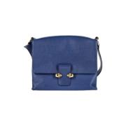 Pre-owned Leather crossbody-bags Alexander McQueen Pre-owned , Blue , ...